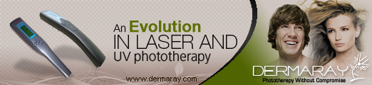Dermaray UV ultra violet lamp | Dermaray Laser hair loss laser system.